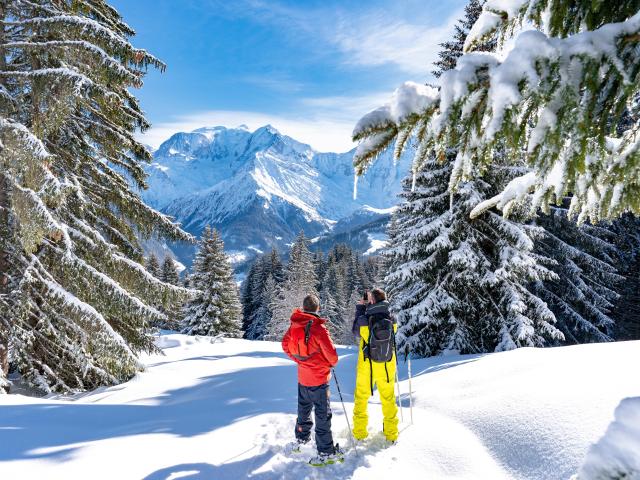 Snowshoeing in Saint-Gervais Mont-Blanc