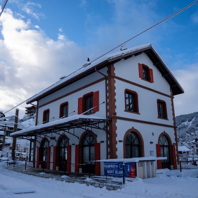 Stazione del tram del Monte Bianco