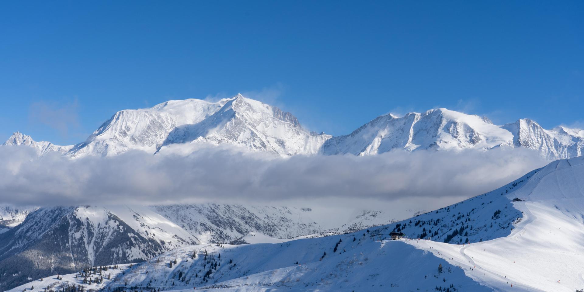 Saint-Gervais Mont-Blanc in winter