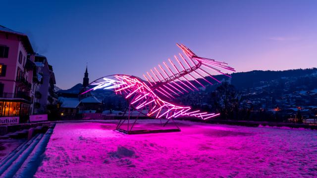 Saint-Gervais Mont-Blanc lights
