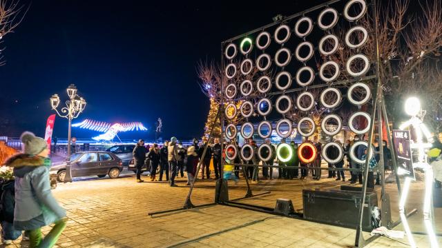 Saint-Gervais Mont-Blanc lights
