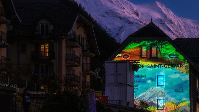 Saint-Gervais Mont-Blanc lights