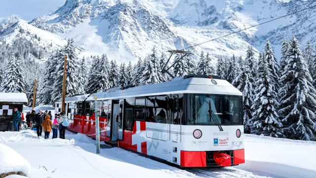 Il tram del Monte Bianco