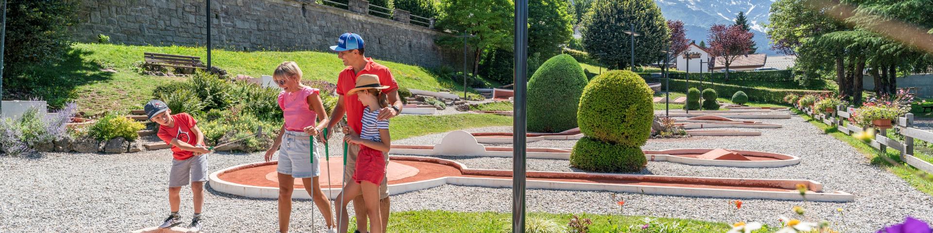Minigolf a Saint-Gervais