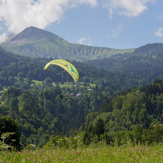 Paragliding in Saint-Gervais Mont-Blanc
