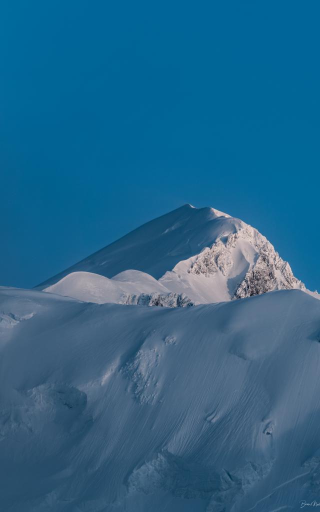 The summit of Mont Blanc