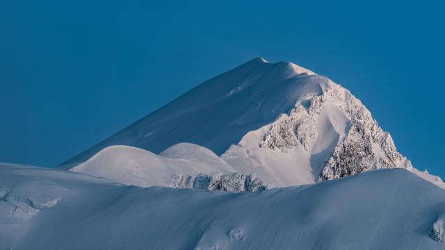 La vetta del Monte Bianco
