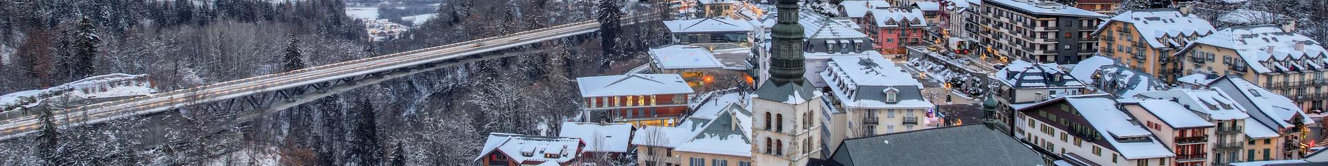La chiesa di Saint-Gervais, nel centro del paese