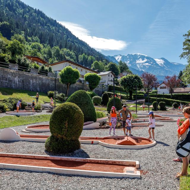 Miniature golf course in Saint-Gervais