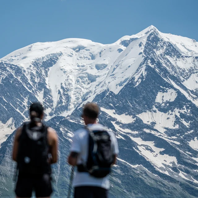 Randonnée à Saint-Gervais avec vue sur le Mont-Blanc