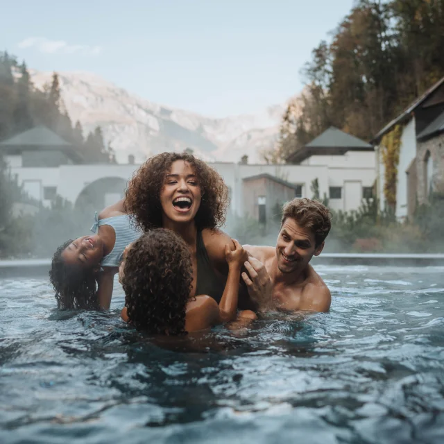 Sortie en famille aux thermes de Saint-Gervais